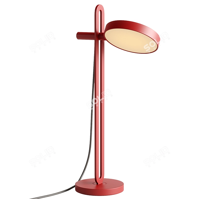 Adjustable Echo Table Lamp, Four Colors 3D model image 3