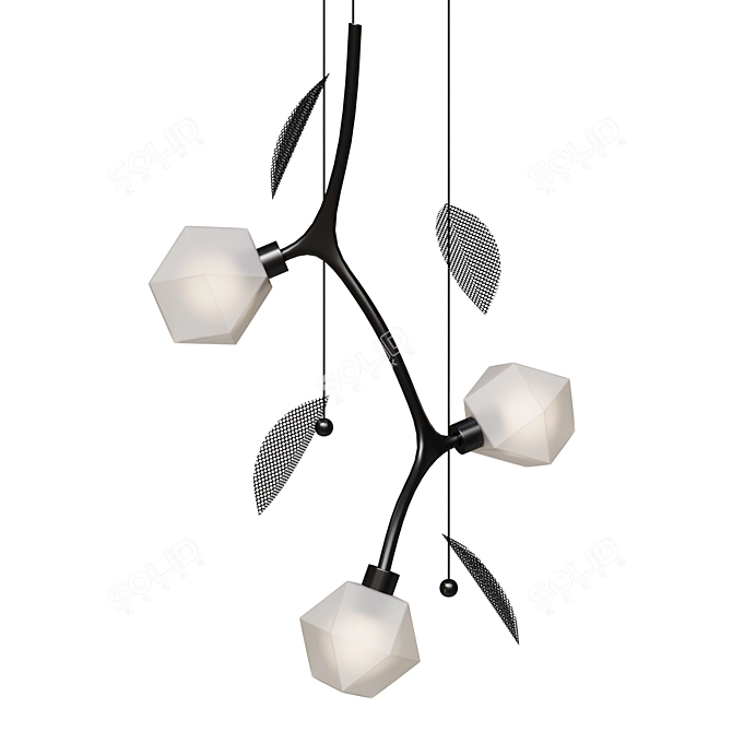 Contemporary Welles Pendant Light 3D model image 5