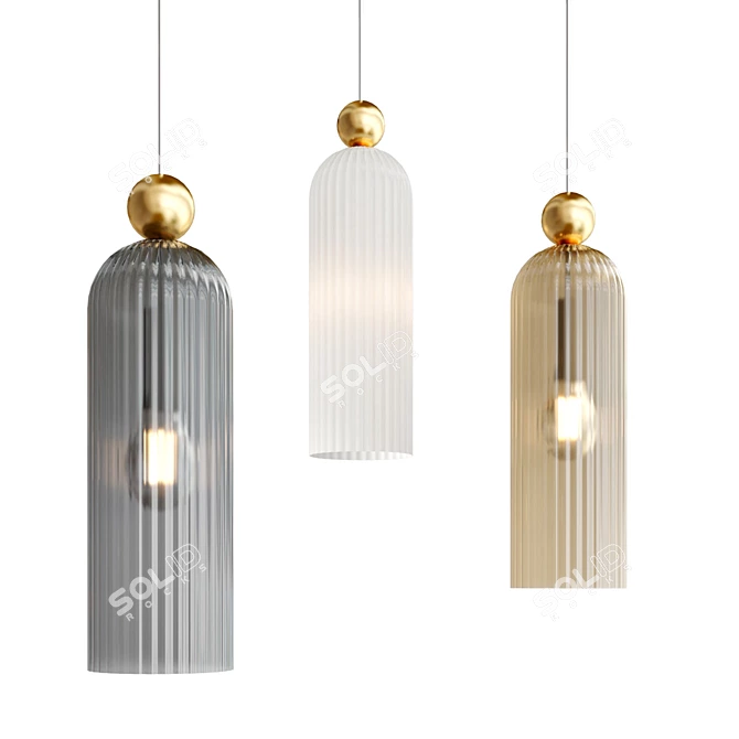 Antic Pendant Lamps Collection 3D model image 4