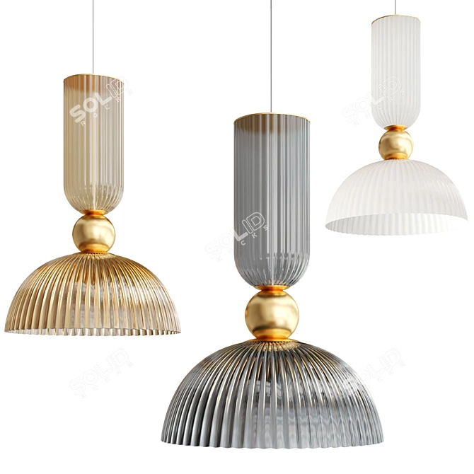 Antic Pendant Lamps Collection 3D model image 5