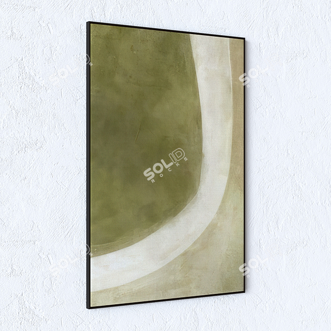 Wall Painting Set with Textures 3D model image 4