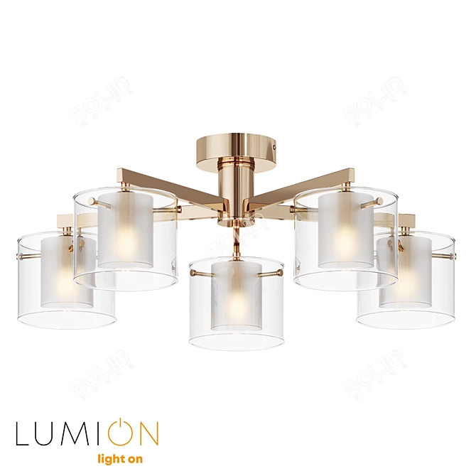 Contemporary Ceiling Light Lumion 6587 3D model image 1