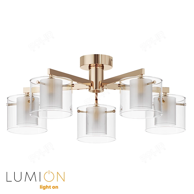 Contemporary Ceiling Light Lumion 6587 3D model image 2