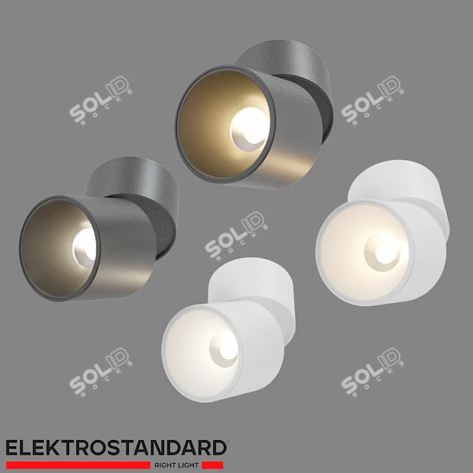 Elektrostandard LED Ceiling Spotlight Rolly 3D model image 1