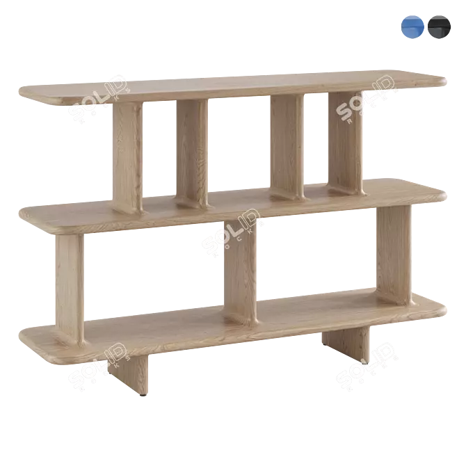 Vintage-inspired Archivo JH44 Chair 3D model image 1