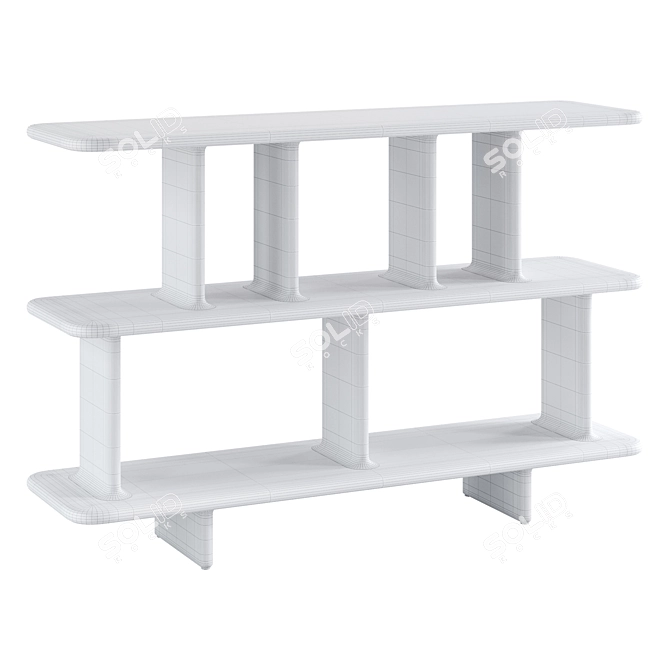 Vintage-inspired Archivo JH44 Chair 3D model image 4