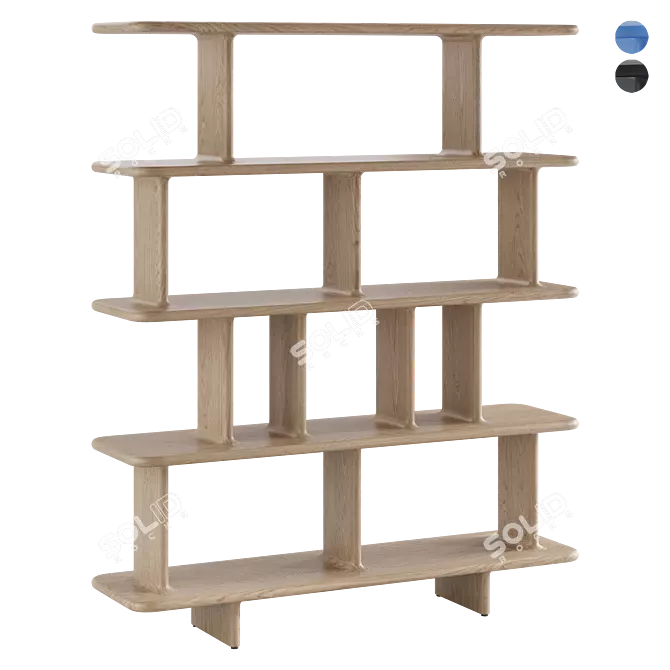 Contemporary Archivo JH45 Chair 3D model image 1