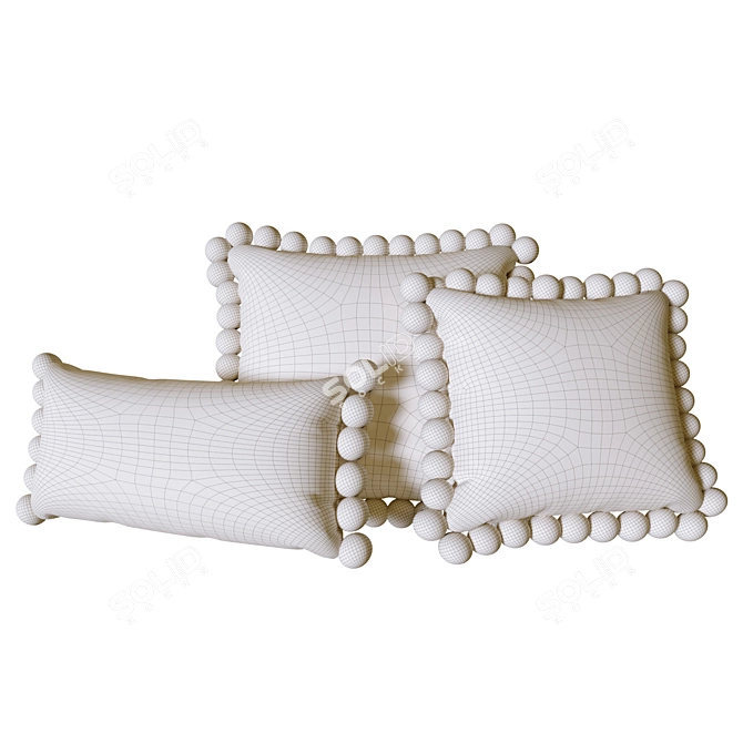 Soft Luxury Pillow 3D Model 3D model image 3