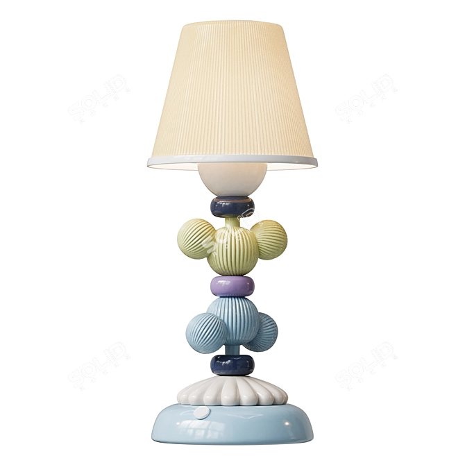 Majestic Cactus Firefly Lamps 3D model image 2