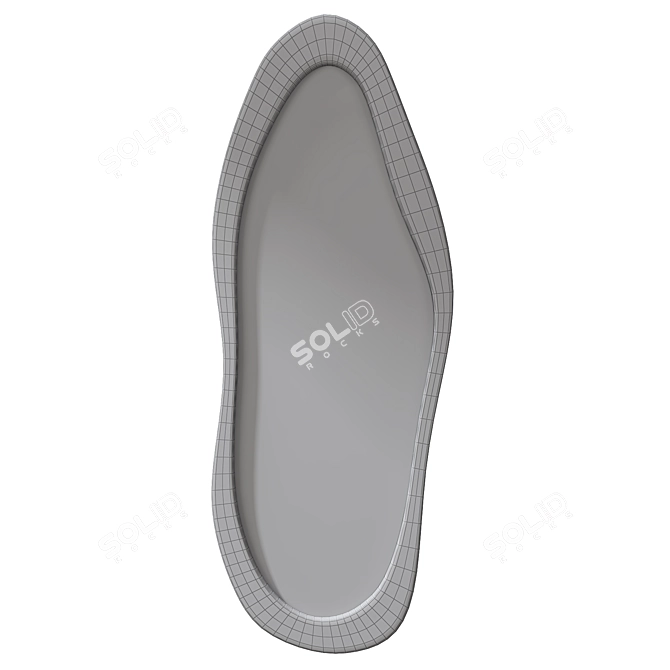 Modern Full Length Floor Mirror 3D model image 3