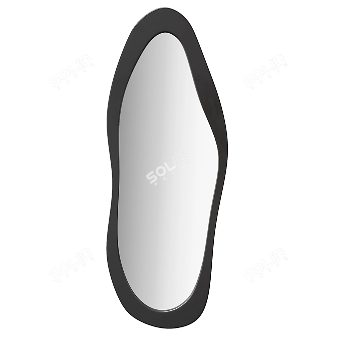 Modern Full Length Floor Mirror 3D model image 5