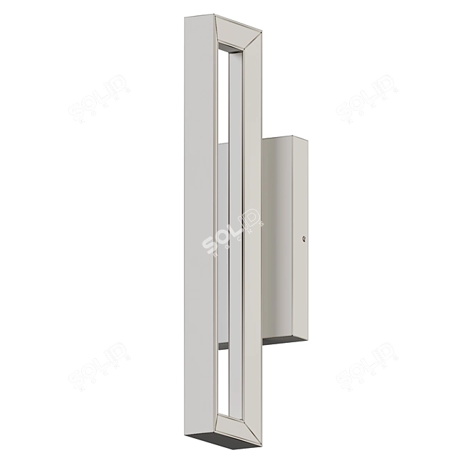 Adaptable LED Outdoor Wall Sconce 3D model image 6