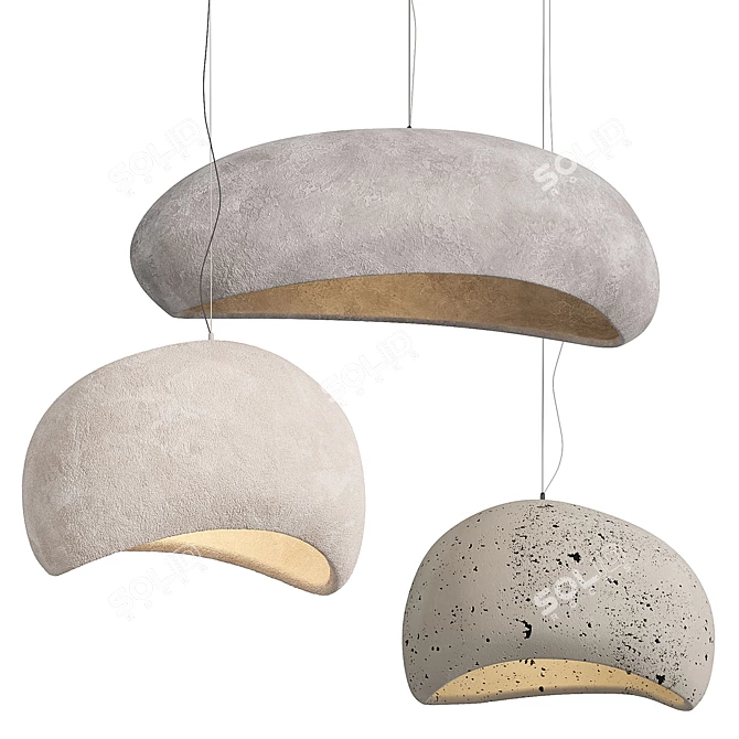 Cloud Pendant Lights Set, 2015 3D model image 1