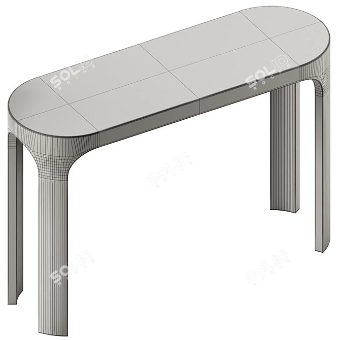 Terrazzo Console Table by Portego 3D model image 5