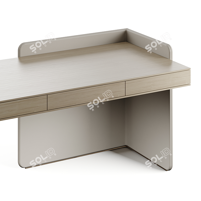 Precise 3D Duna Writing Desk 3D model image 8