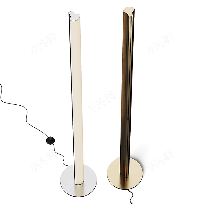 Sleek Ypsilon Floor Lamp 3D model image 2