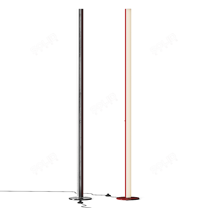 Sleek Ypsilon Floor Lamp 3D model image 3