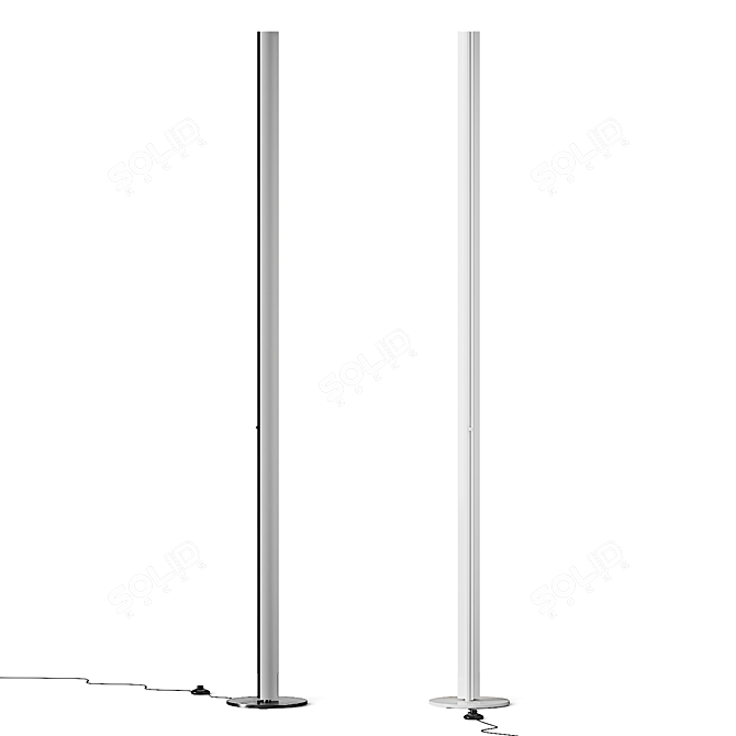 Sleek Ypsilon Floor Lamp 3D model image 4