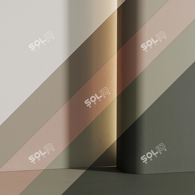 Modern Matte Wall Paint Set 3D model image 2