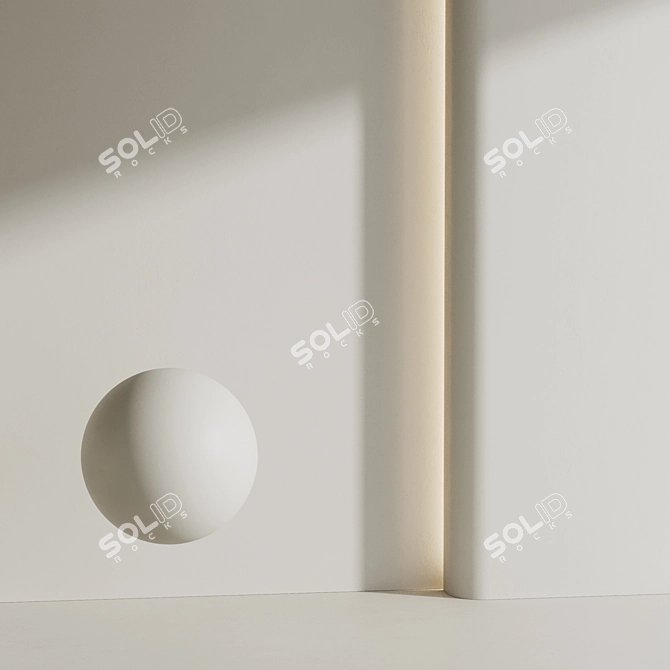 Modern Matte Wall Paint Set 3D model image 3