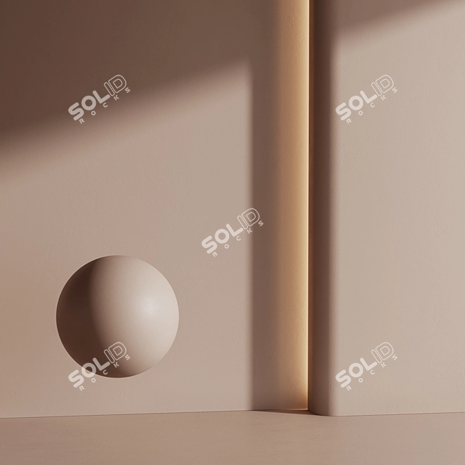 Modern Matte Wall Paint Set 3D model image 5