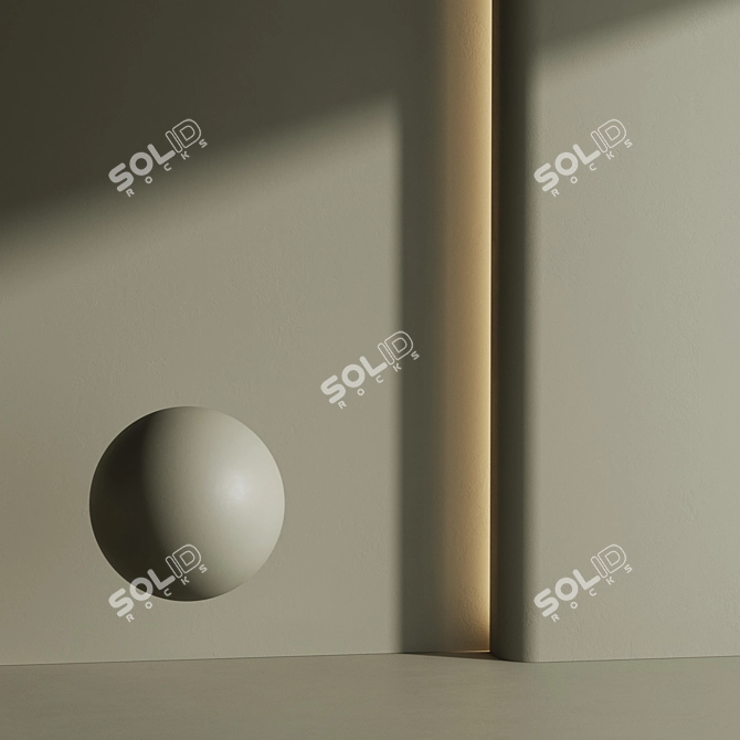 Modern Matte Wall Paint Set 3D model image 6