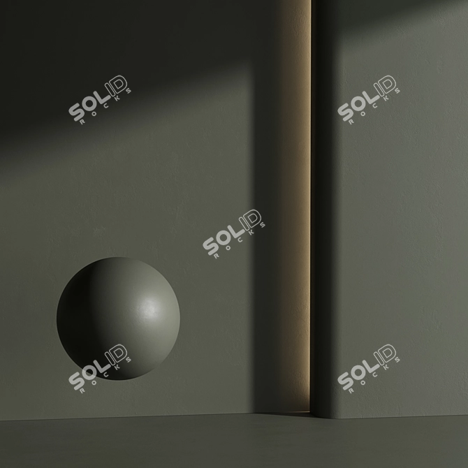 Modern Matte Wall Paint Set 3D model image 7