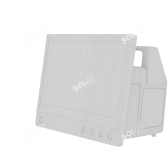 Advanced AIView V10 Monitor 3D model image 5