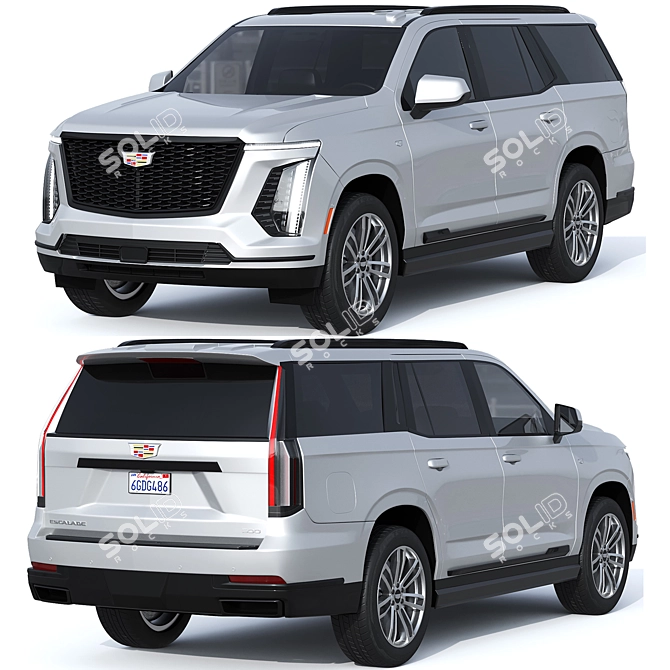 Cadillac Escalade 2025: Luxe Redefined 3D model image 1