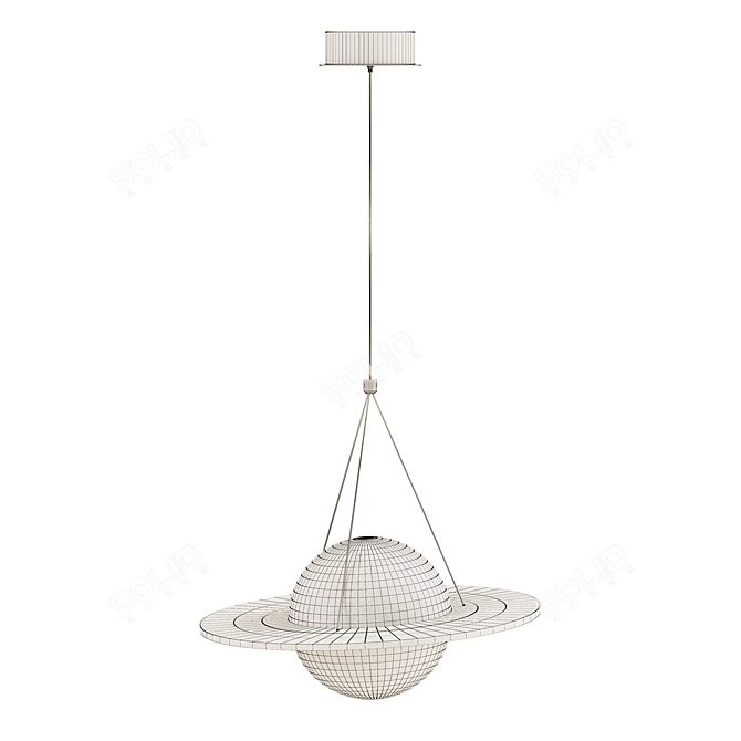 Contemporary Pendant Light COSMIC B 3D model image 3