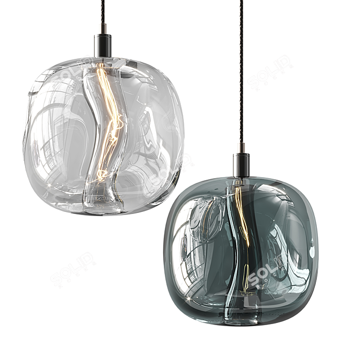  Modular Pendant Light Fixture 3D model image 1