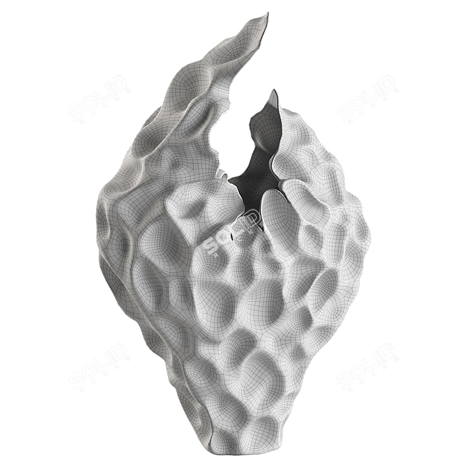 Tafoni Ceramics Vase Set 3D model image 5