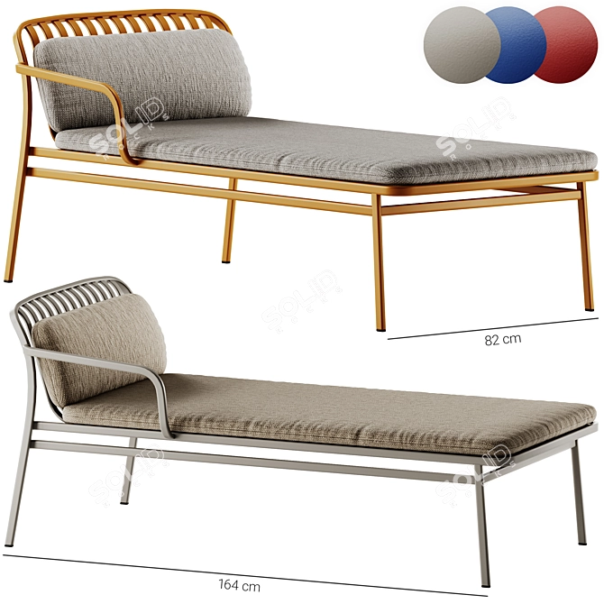  Babel D Kano Garden Daybed 3D model image 1