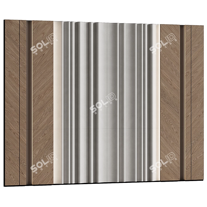 Orac Decor Golf Wood Panels 3D model image 1