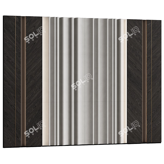 Orac Decor Golf Wood Panels 3D model image 2