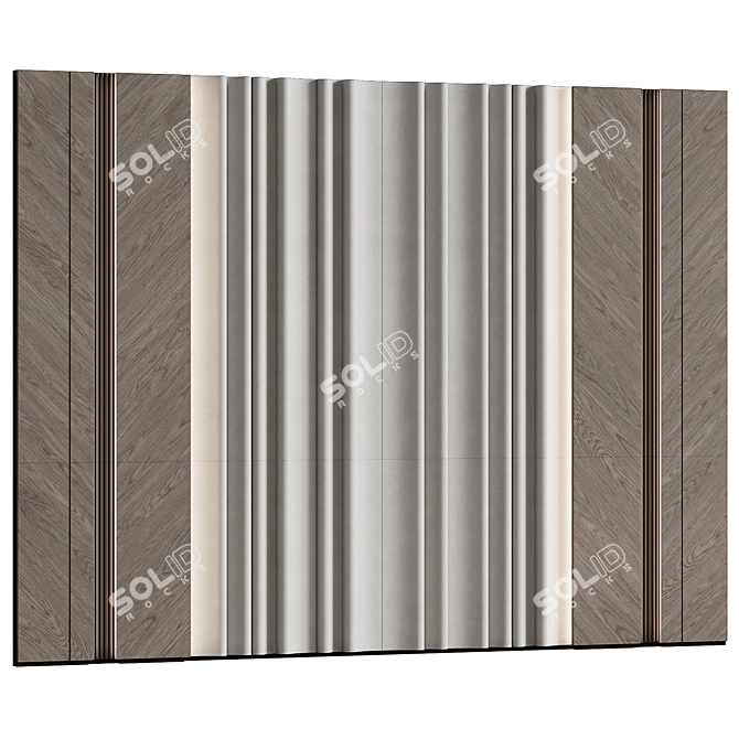 Orac Decor Golf Wood Panels 3D model image 3