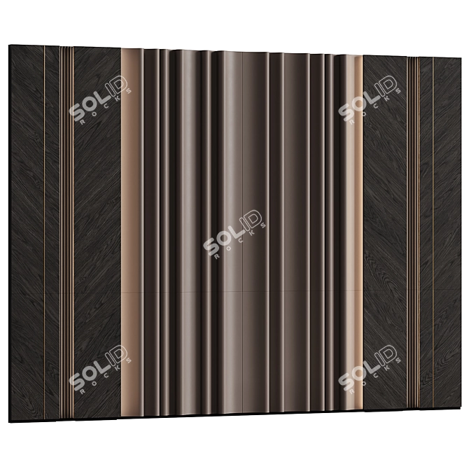 Orac Decor Golf Wood Panels 3D model image 4