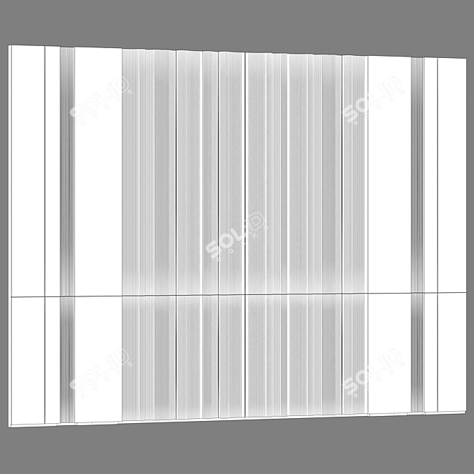 Orac Decor Golf Wood Panels 3D model image 5