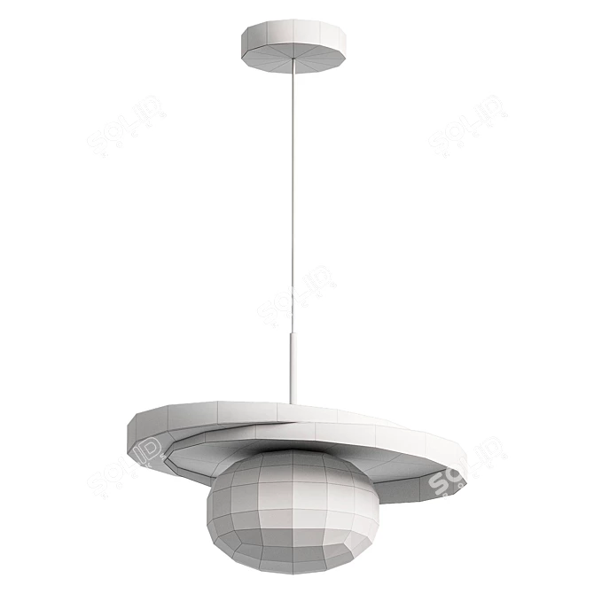 Elegant Pendant VEMMA Light 3D model image 3