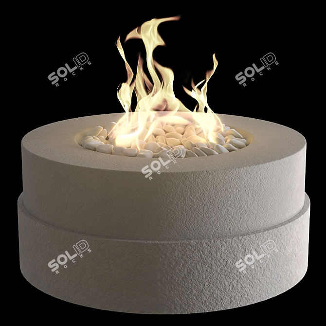 Bioethanol Fireplace Bowl 16 3D model image 1