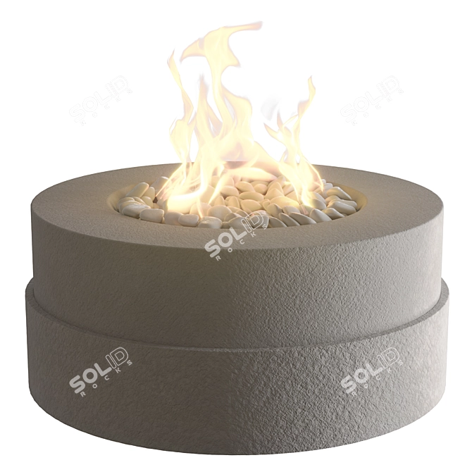 Bioethanol Fireplace Bowl 16 3D model image 2