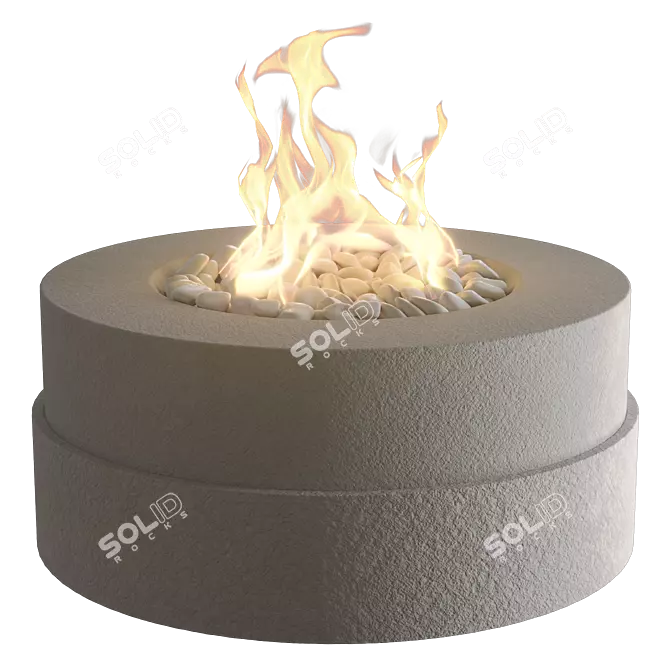 Bioethanol Fireplace Bowl 16 3D model image 9