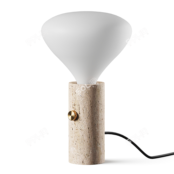 Handcrafted E27 Table Lamp Skyfall 3D model image 4