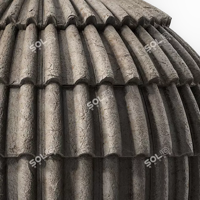 Concrete Roofing Texture Pack 3D model image 7