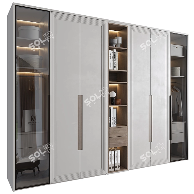 Modern Furniture Set 236 3D model image 2