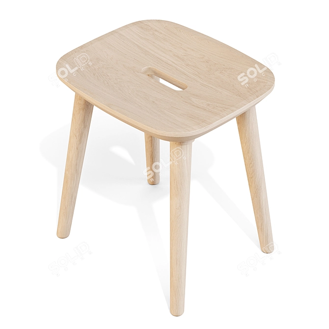 Modern VNA Dining Stool 3D model image 5