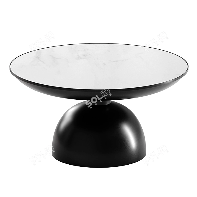 Nofon Black & White Coffee Tables 3D model image 5