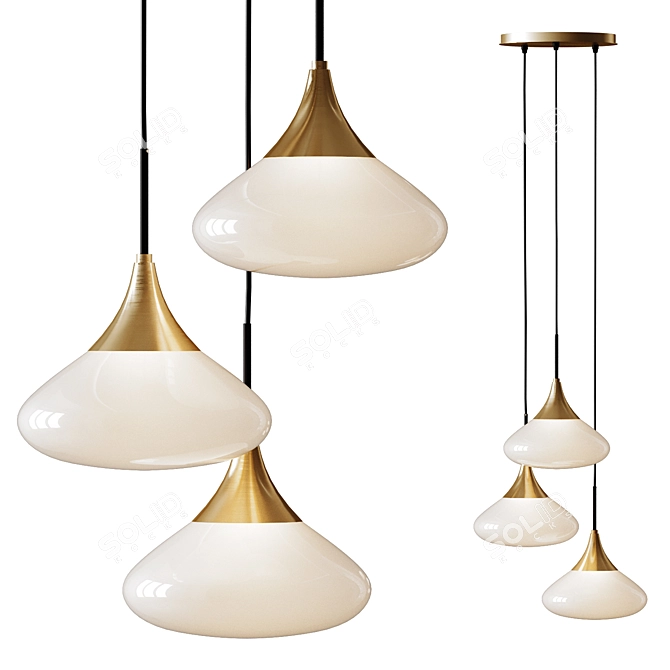 Elleme Pendant Light Fixture 3D model image 1