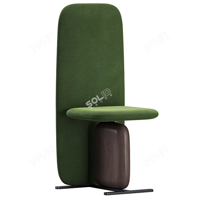 Modern Atlas Dining Chair 3D Model 3D model image 3