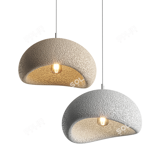 ENdoh Wabi-Sabi Makhno Pendant Lamp 3D model image 3